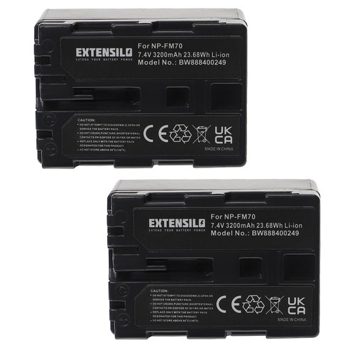 Batteria per sony - 2x,