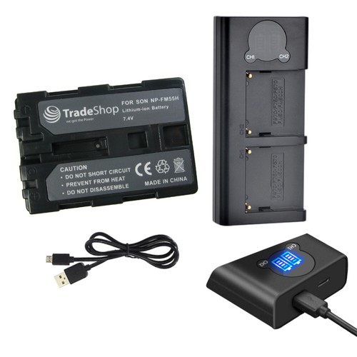 Caricabatteria doppio lcd - lcd, +