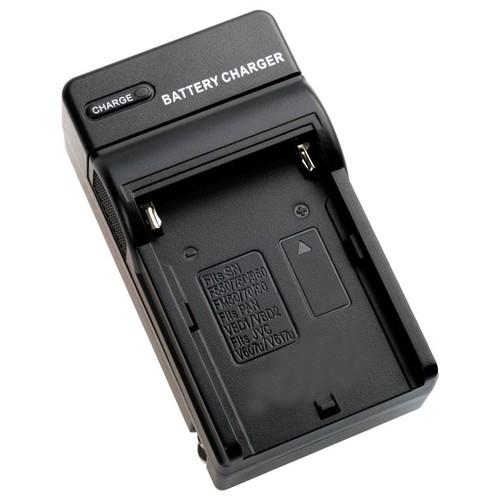 Caricabatteria per videocamera